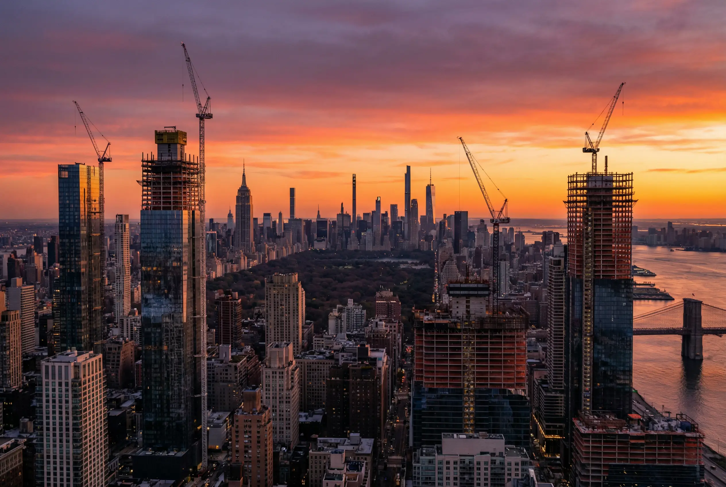 NYC building under construction